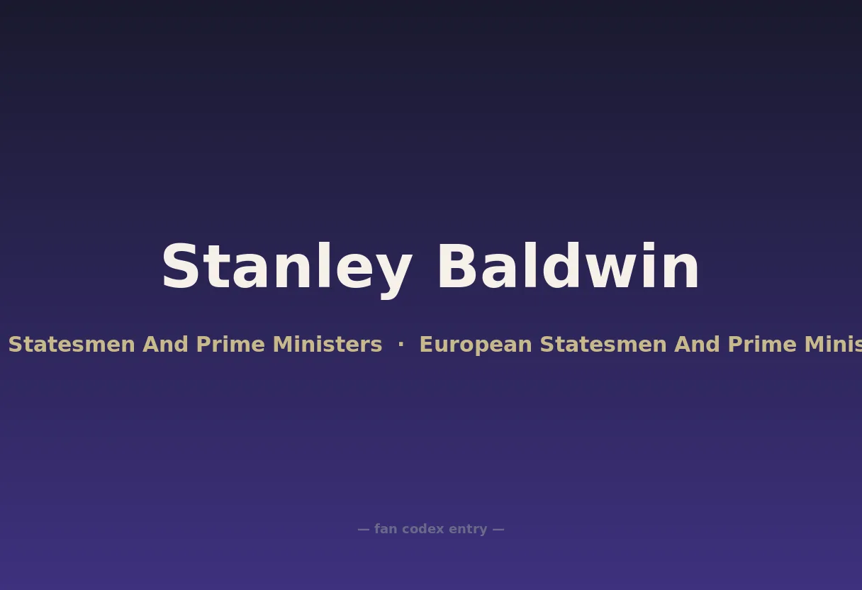 Stanley Baldwin