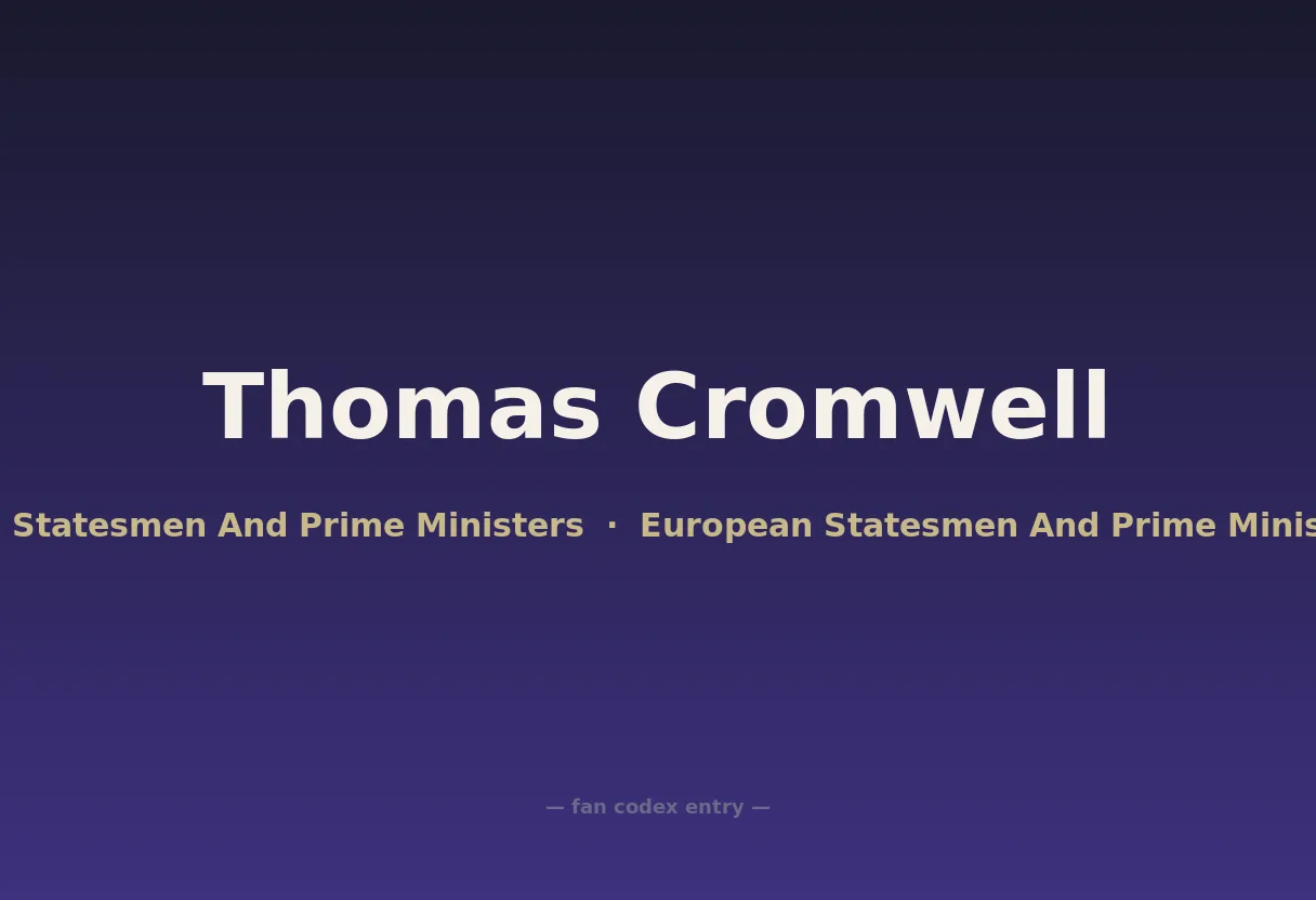 Thomas Cromwell